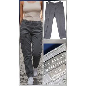 Social Standard Sanctuary Jogger Pants Womens size Large 31x23 Gray Pull On